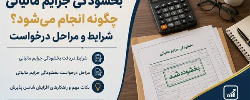 بخشودگی جرایم مالیاتی چگونه انجام می‌شود؟